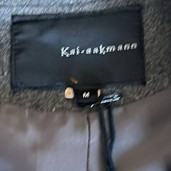 Kai-aakmann beautiful grey wool jacket.  NWT - Picture 7 of 10